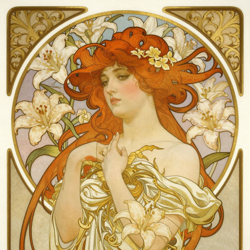 Art Nouveau Portrait