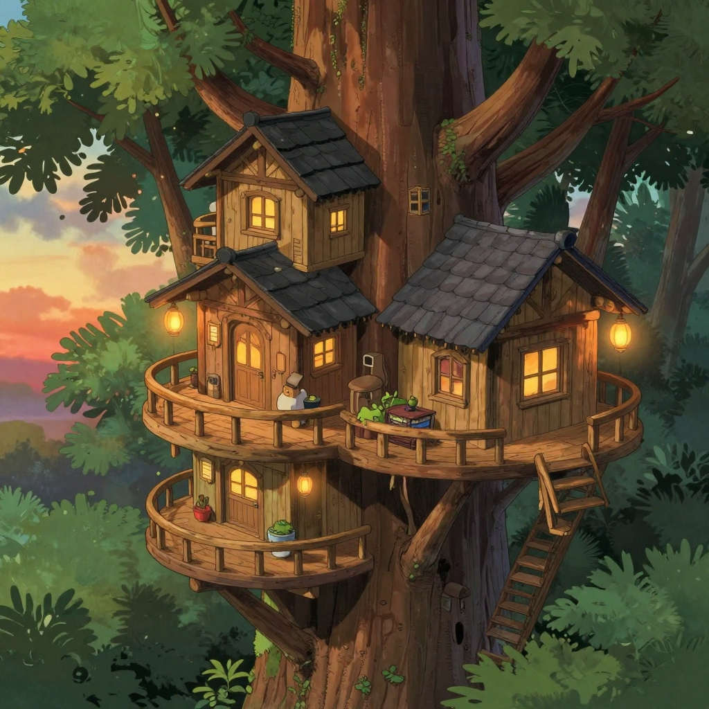 Isometric Treehouse